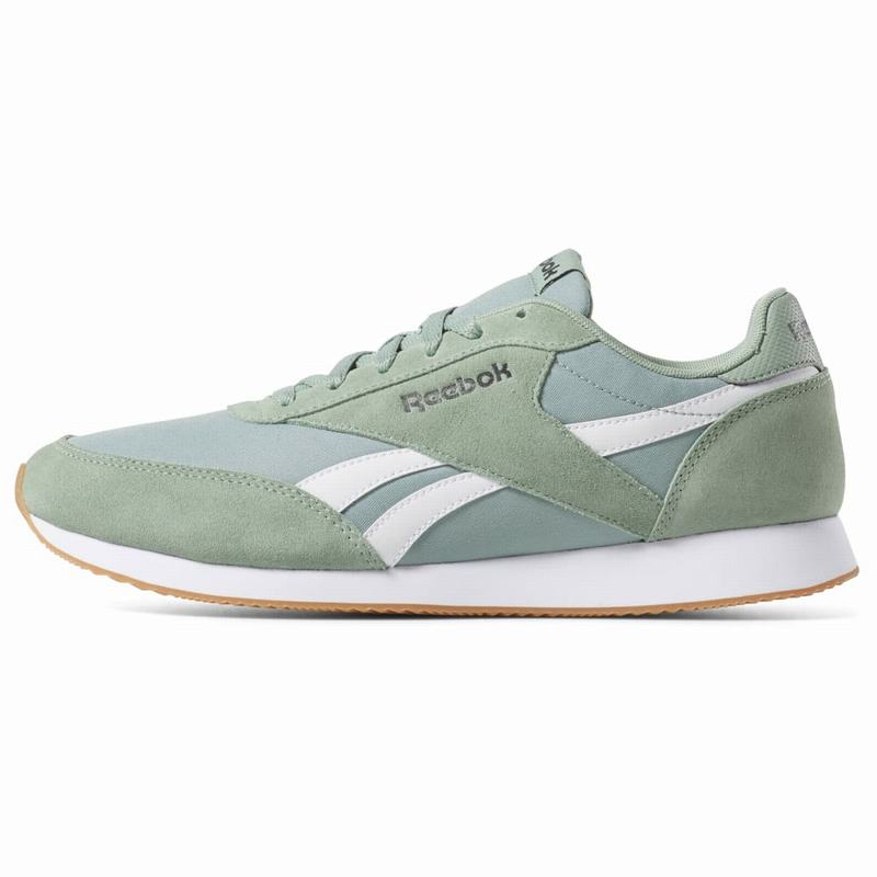 Tenisi Reebok Royal Classic Jogger 2 Barbati Verzi/Negrii/Albi Romania YP5634PF